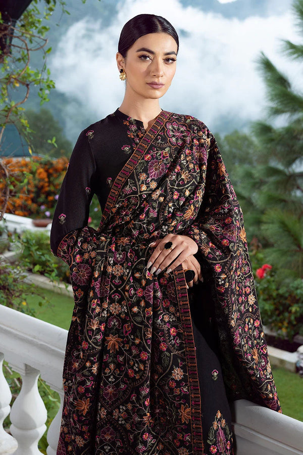 MARINA 3PC EMBROIDERED DRESS EMBROIDERED SHAWL ZM_1007