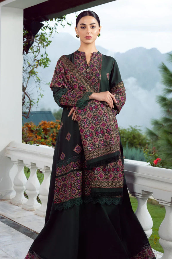 MARINA 3PC EMBROIDERED DRESS EMBROIDERED SHAWL ZM_1011