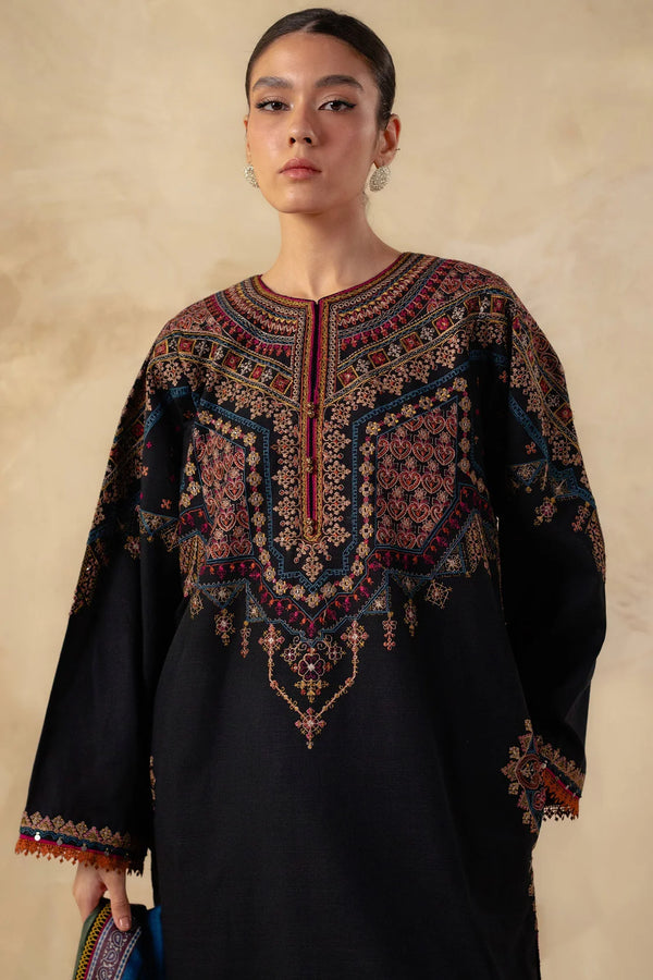 MARINA 3PC EMBROIDERED DRESS EMBROIDERED SHAWL ZM_1019