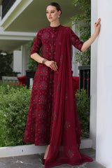 MARINA 3PC EMBROIDERED DRESS EMBROIDERED SHAWL ZM_1042