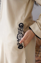 3PC MARINA EMBROIDERED SHIRT WITH PASHMINA WOOL SHAWL AND TROUSER ZM_1072