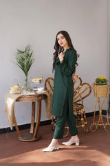 3PC MARINA EMBROIDERED SHIRT WITH PASHMINA WOOL SHAWL AND TROUSER ZM_1067