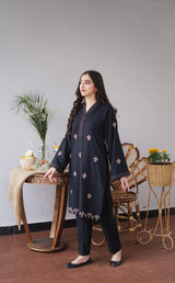 MARINA 3PC EMBROIDERED DRESS EMBROIDERED SHAWL ZM_1071