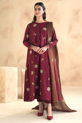 MARINA 3PC EMBROIDERED DRESS EMBROIDERED SHAWL ZM_1092