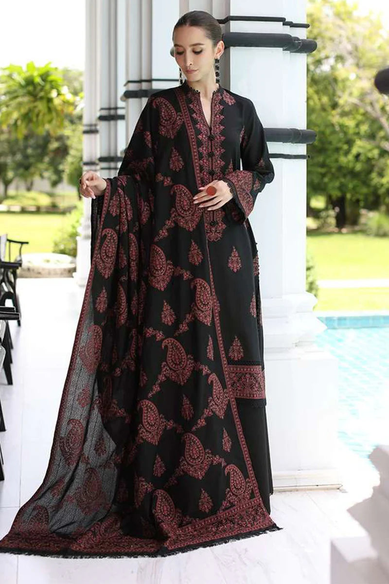 MARINA 3PC EMBROIDERED DRESS EMBROIDERED SHAWL ZM_1034