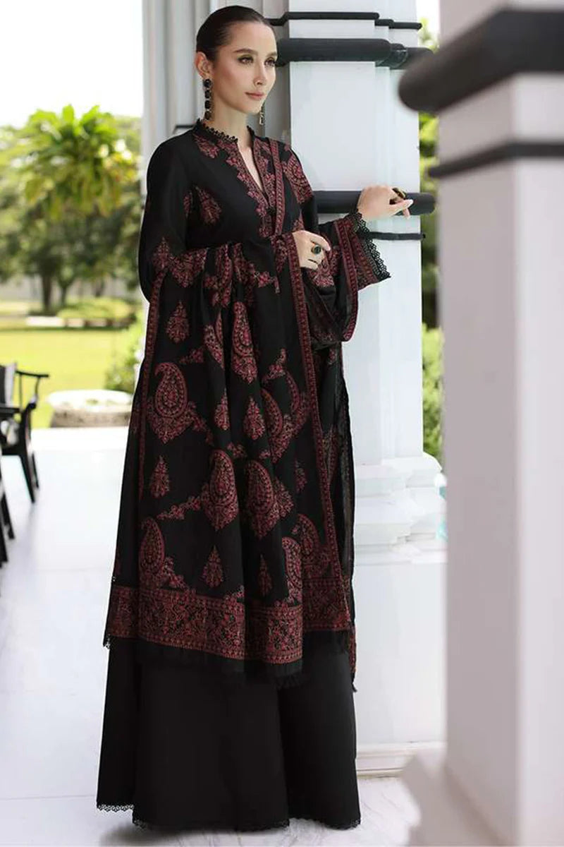 MARINA 3PC EMBROIDERED DRESS EMBROIDERED SHAWL ZM_1034