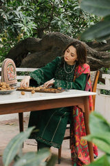 3PC MARINA EMBROIDERED SHIRT WITH PRINTED SHAWL AND TROUSER ZM_1053