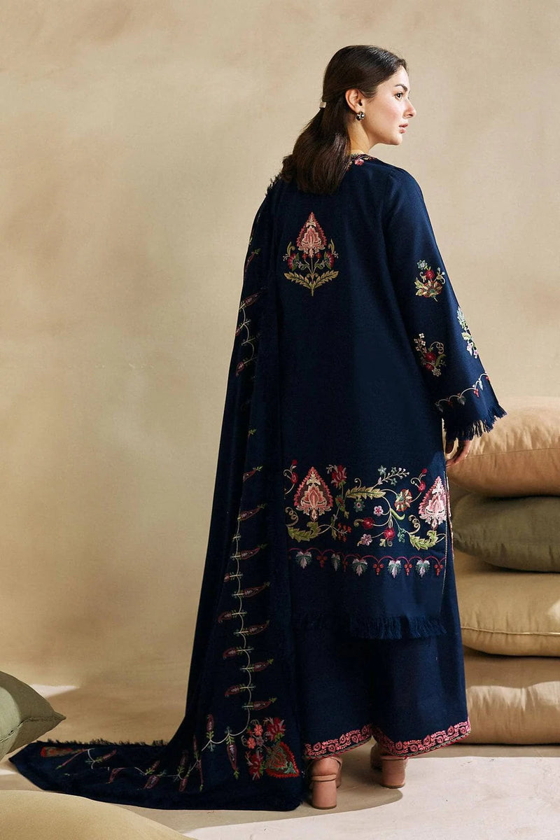 MARINA 3PC EMBROIDERED DRESS EMBROIDERED SHAWL ZM_1016