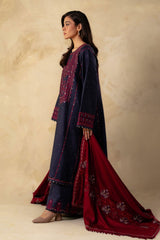 MARINA 3PC EMBROIDERED DRESS EMBROIDERED SHAWL ZM_1021