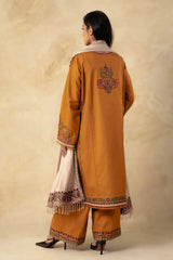 MARINA 3PC EMBROIDERED DRESS EMBROIDERED SHAWL ZM_1031