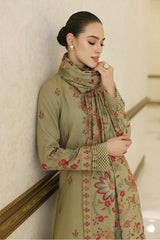 MARINA 3PC EMBROIDERED DRESS EMBROIDERED SHAWL ZM_1038