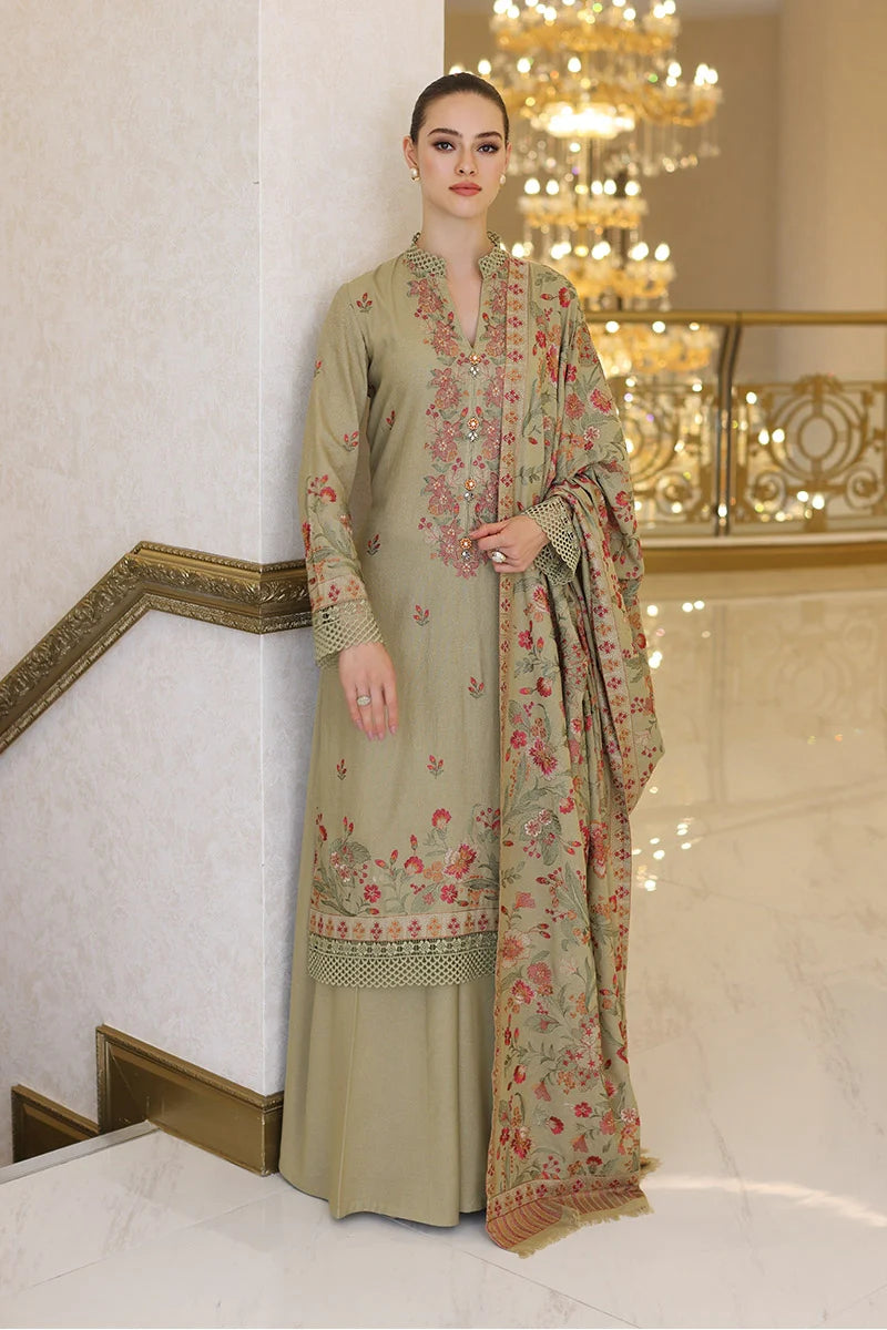 MARINA 3PC EMBROIDERED DRESS EMBROIDERED SHAWL ZM_1038