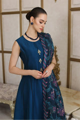 MARINA 3PC EMBROIDERED DRESS EMBROIDERED SHAWL ZM_1017