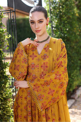 MARINA 3PC EMBROIDERED DRESS EMBROIDERED SHAWL ZM_1041